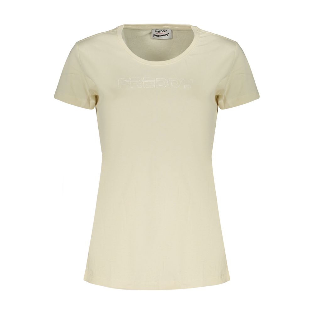 Freddy Beige Cotton Women's T-Shirt