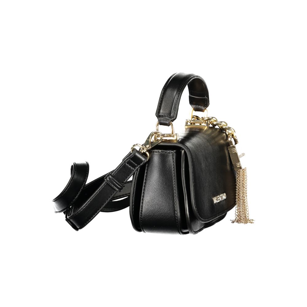 Mario Valentino Black Polyurethane Women's Bag