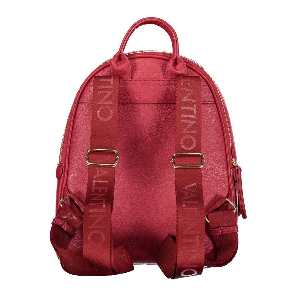 Mario Valentino Rosso Polyurethane Womens Backpack