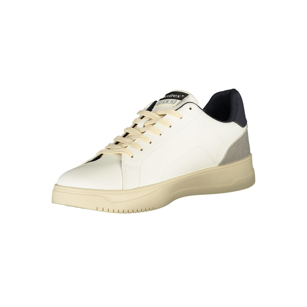 Avirex White Polyurethane Men's Sneaker