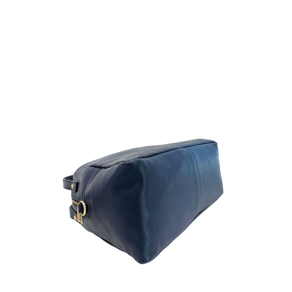 Baldinini Trend Blue Leather Women Bag