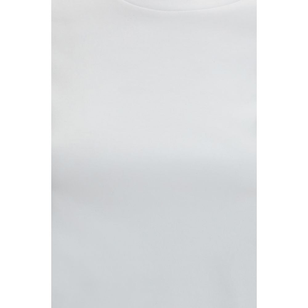 Max Mara Pure White Cotton T-Shirt