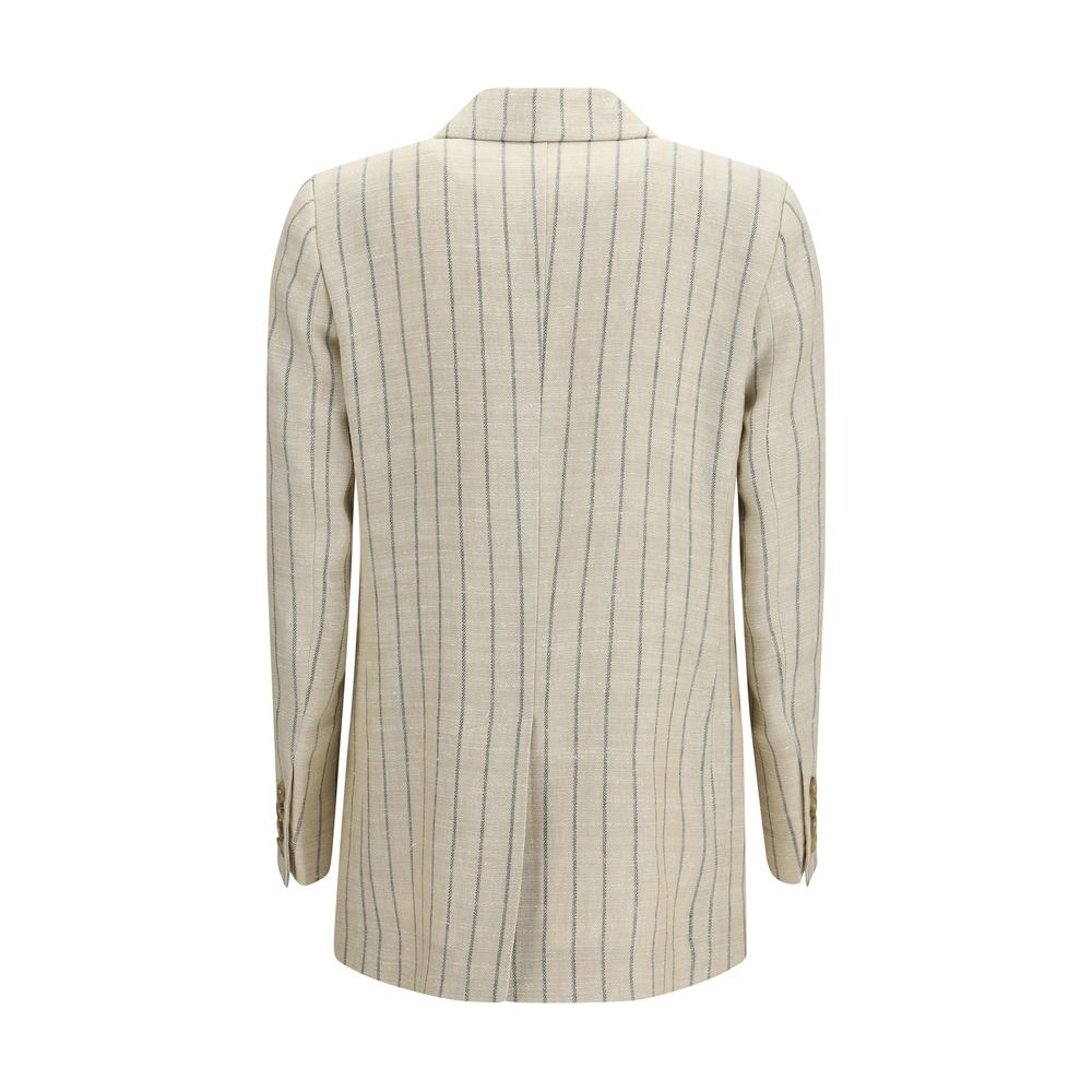 Blazé Milano Beige Linen Blazer
