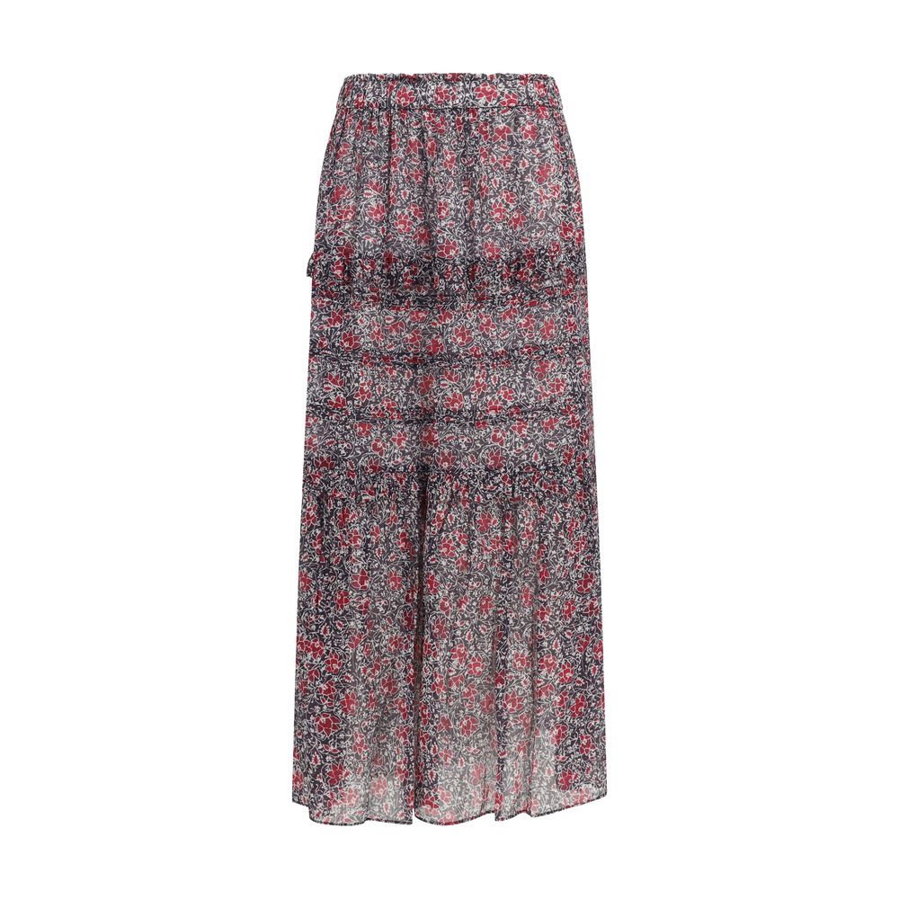Isabel Marant Étoile Purple Cotton Long Skirt
