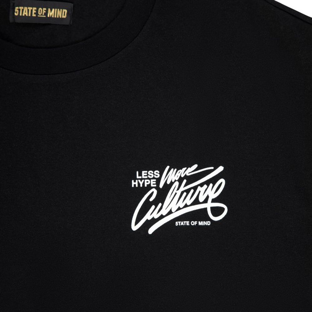 5TATE OF MIND Black Cotton T-Shirt