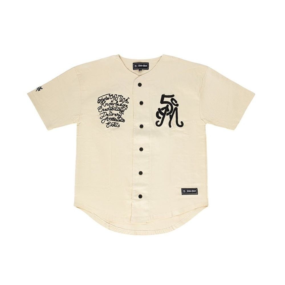 5TATE OF MIND White Cotton Shortsleeve Shirt