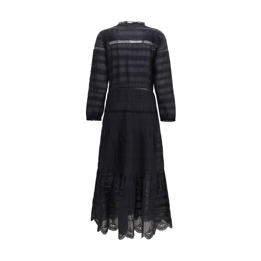 Isabel Marant Étoile Black Cotton Casual Dress