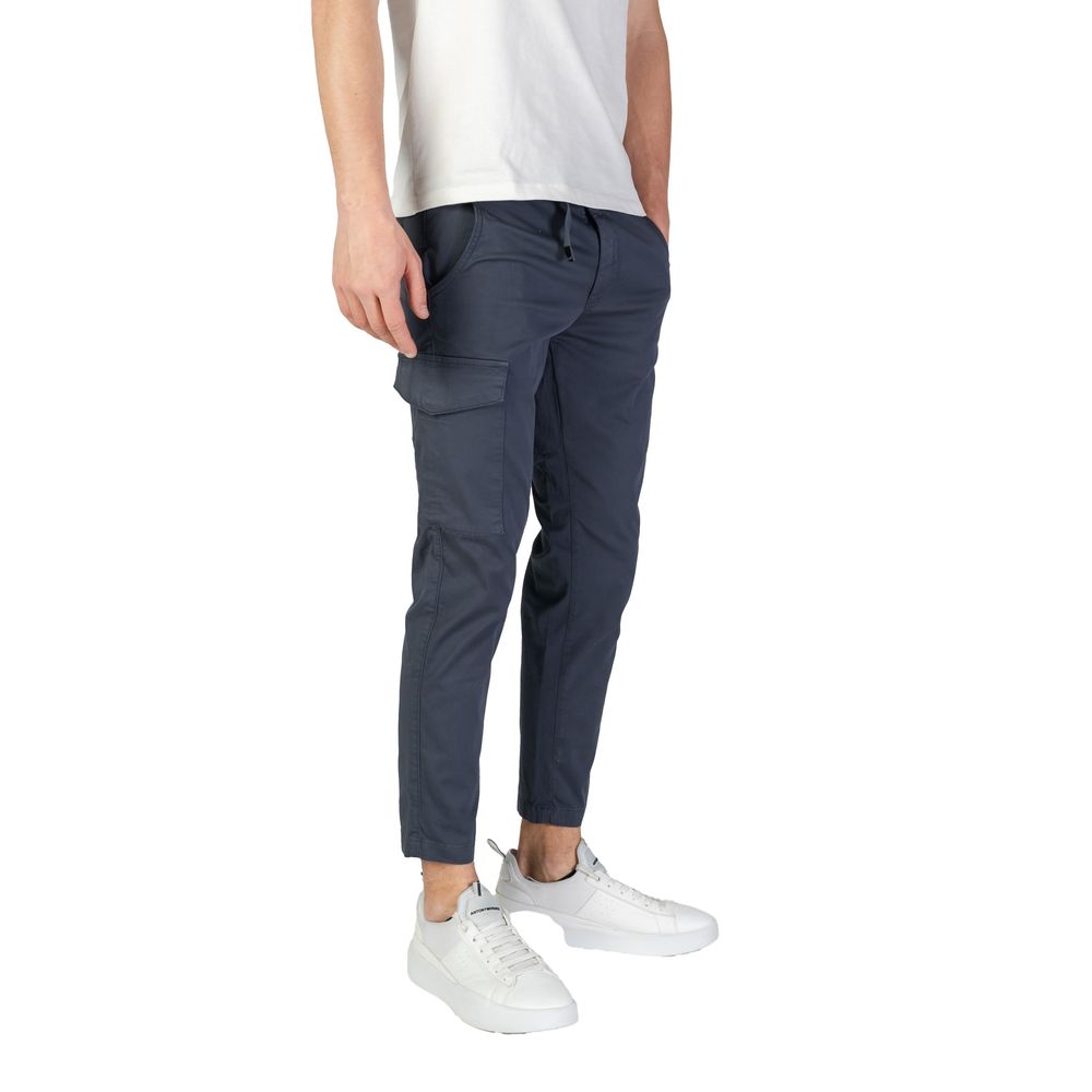 Refrigiwear Blue Cotton Cargo Pants