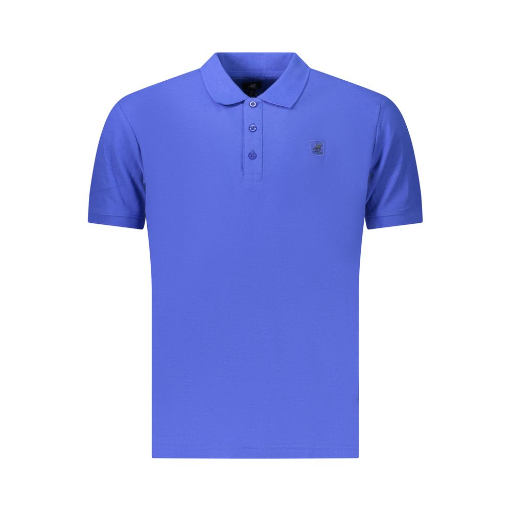 U.S. Grand Polo Blue Cotton Men's Polo