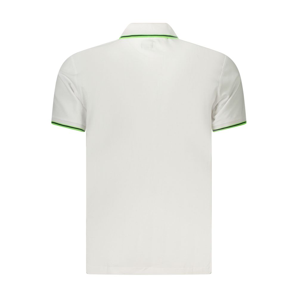 U.S. Grand Polo White Cotton Men's Polo Shirt