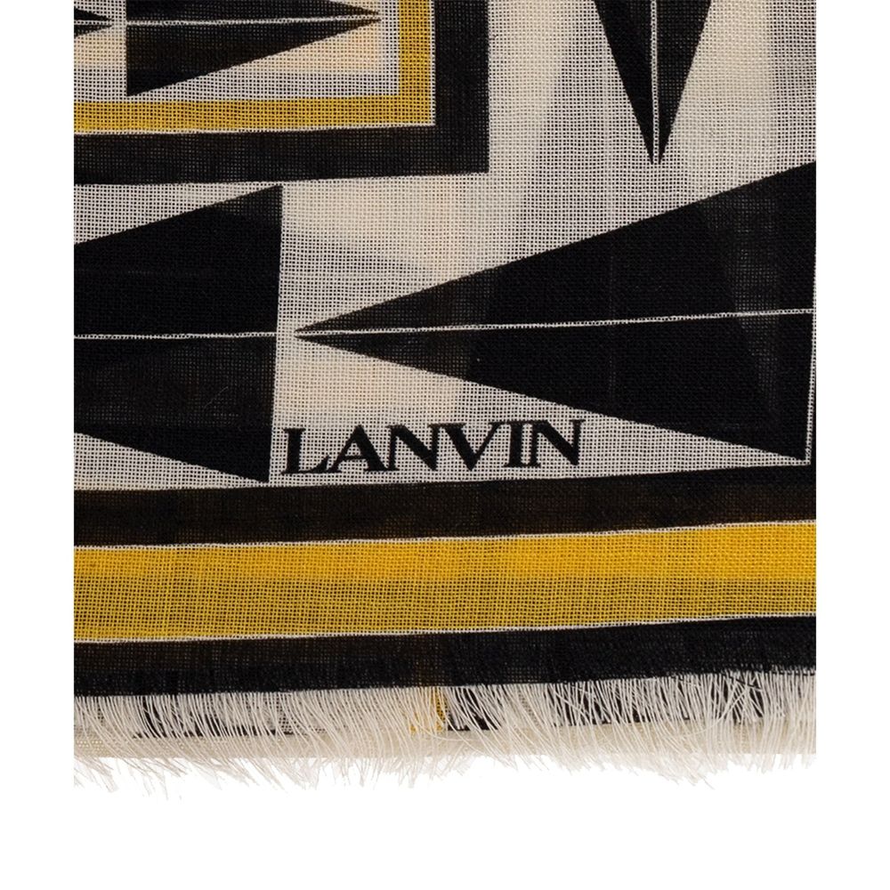 Lanvin Bicolor Wool Foulard