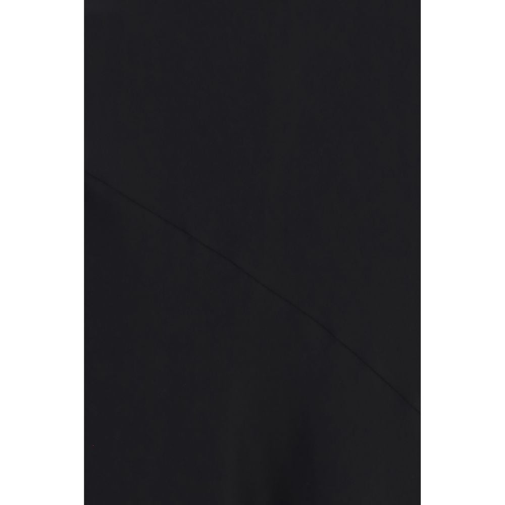 Ami Paris Black Viscose Casual Dress