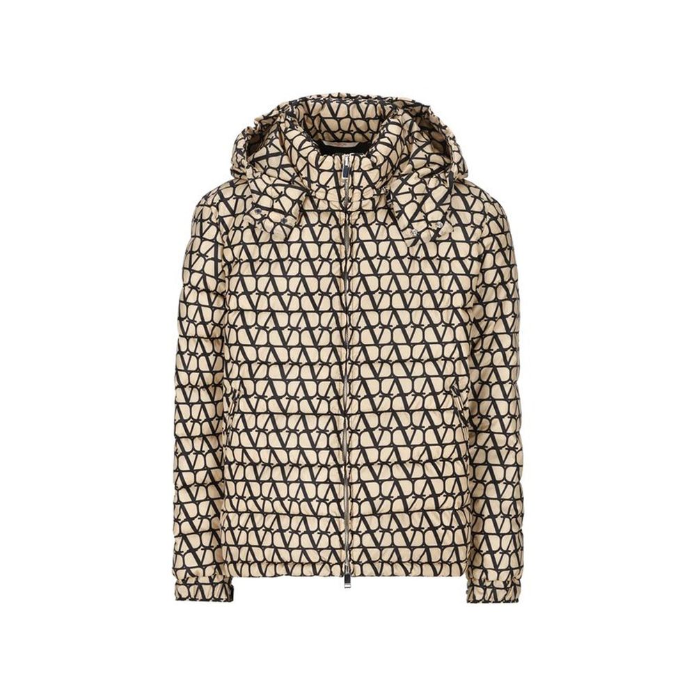 Valentino Garavani Beige Polyamide Full-Length Jacket