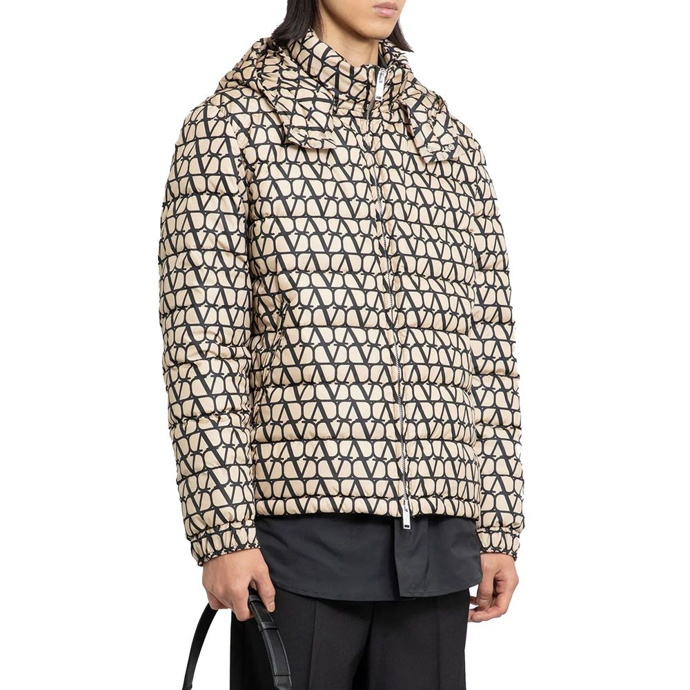 Valentino Garavani Beige Polyamide Full-Length Jacket