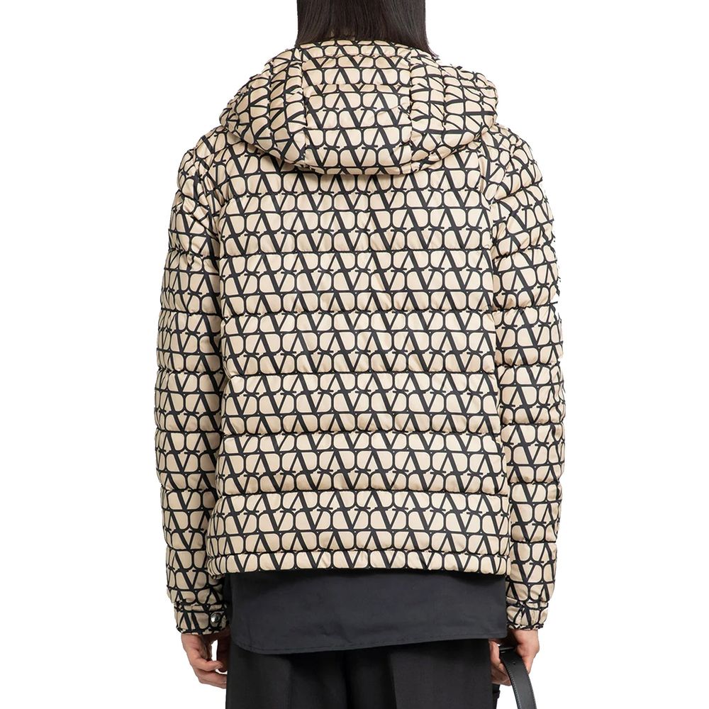 Valentino Garavani Beige Polyamide Full-Length Jacket