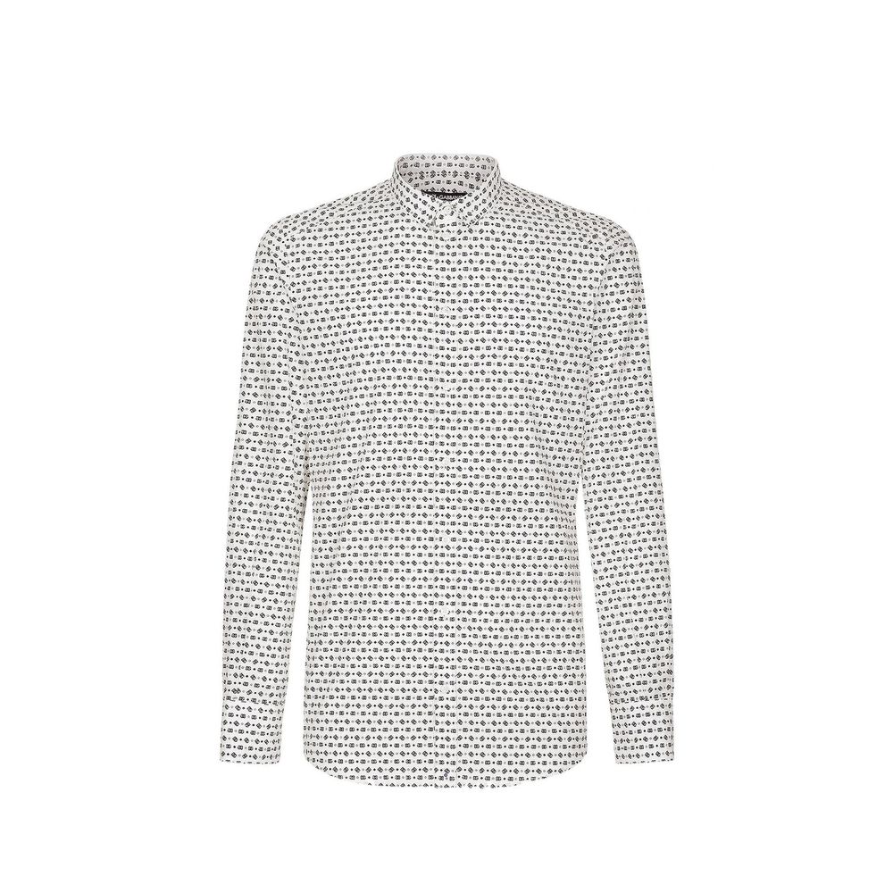 Dolce & Gabbana White Cotton Dress Shirt