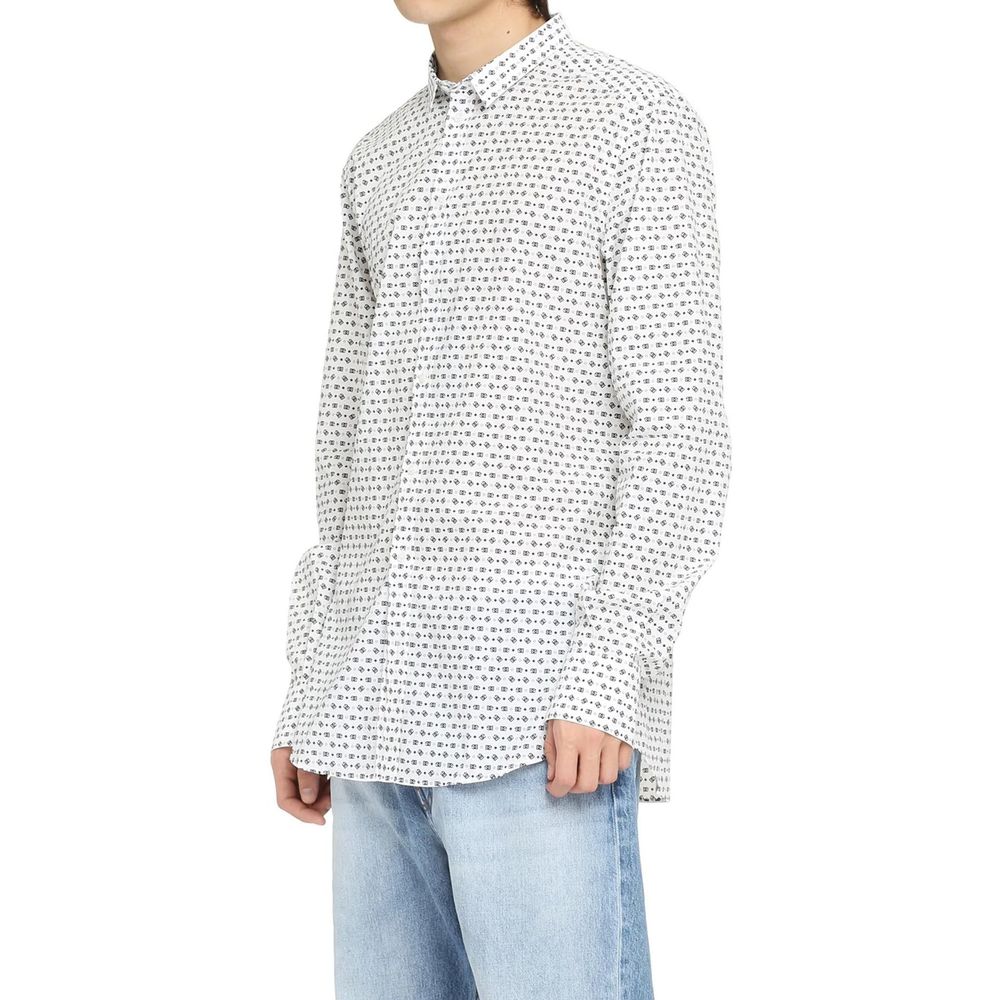 Dolce & Gabbana White Cotton Dress Shirt