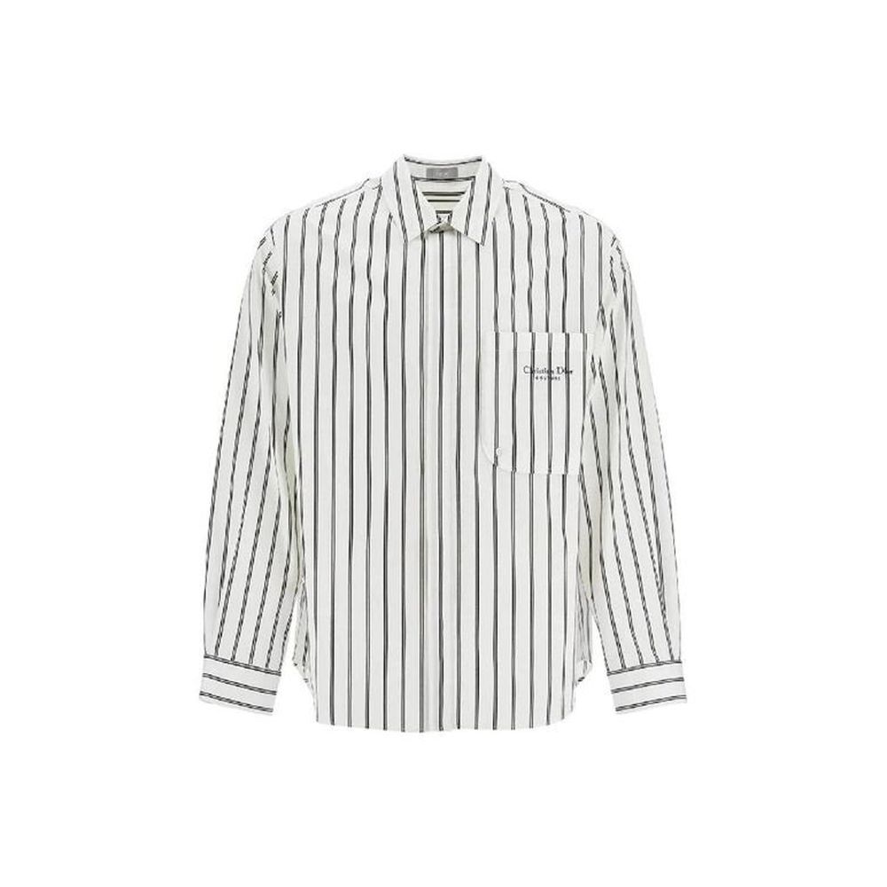 Dior White Cotton Dress Shirt