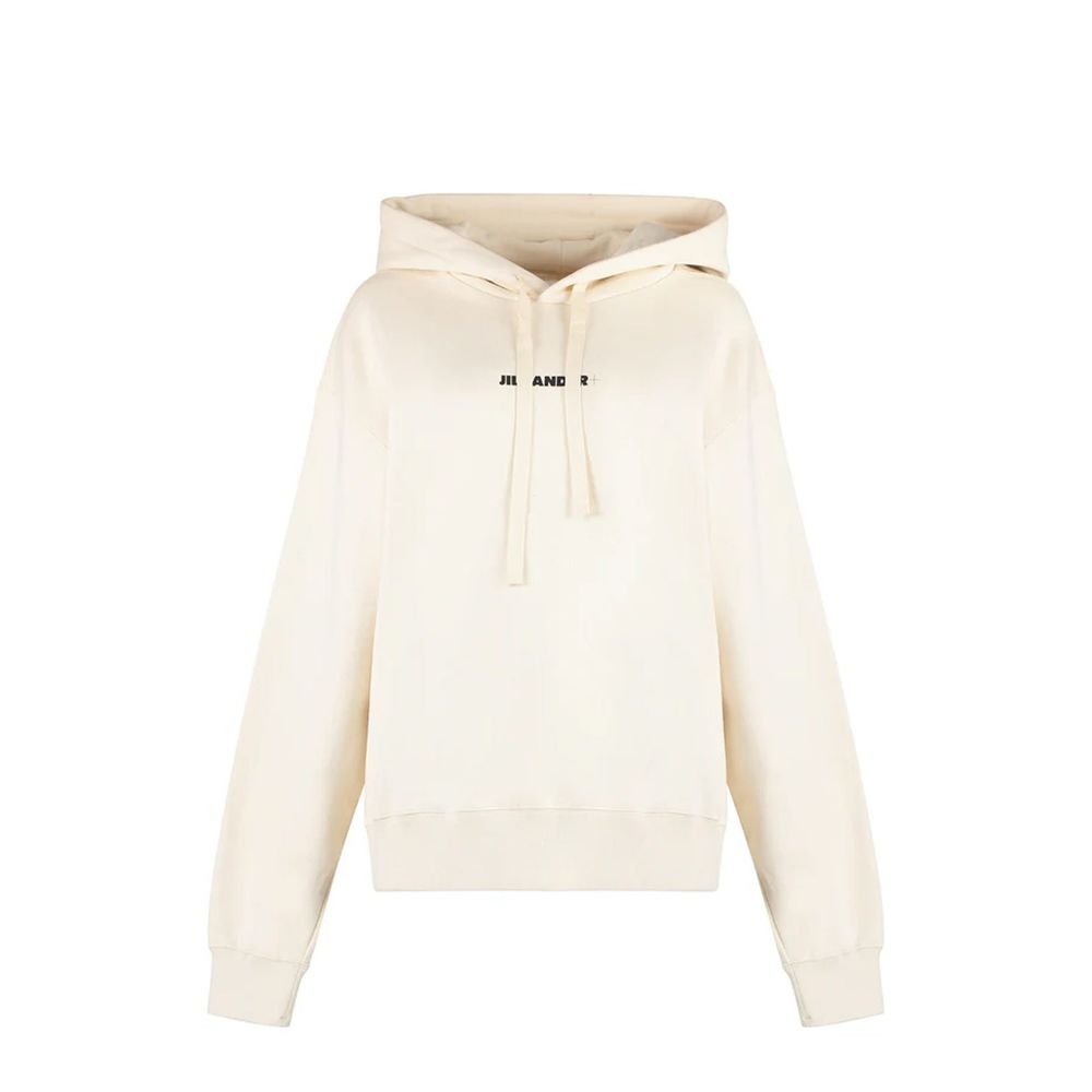 Jil Sander White Cotton Sweatshirt