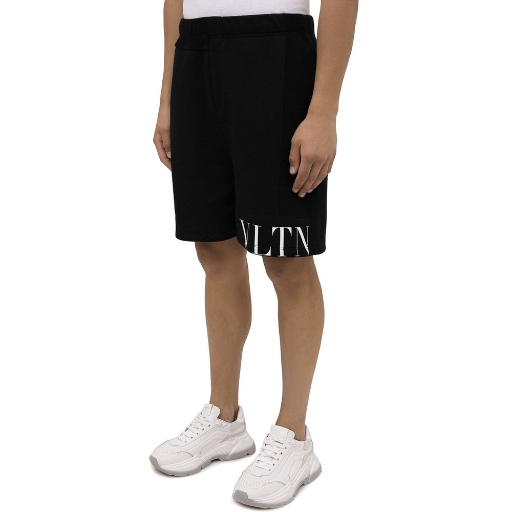 Valentino Garavani Black Modal Shorts