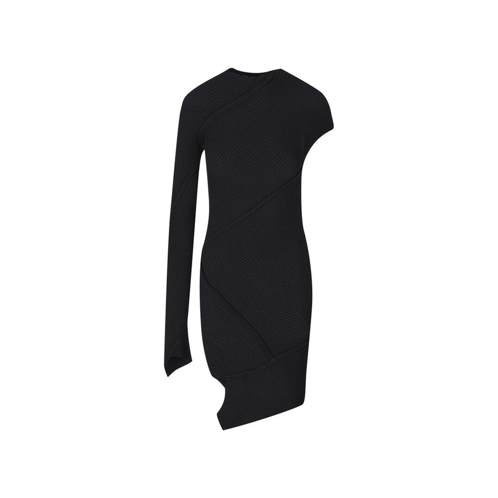 Balenciaga Black Polyester Cocktail Dress