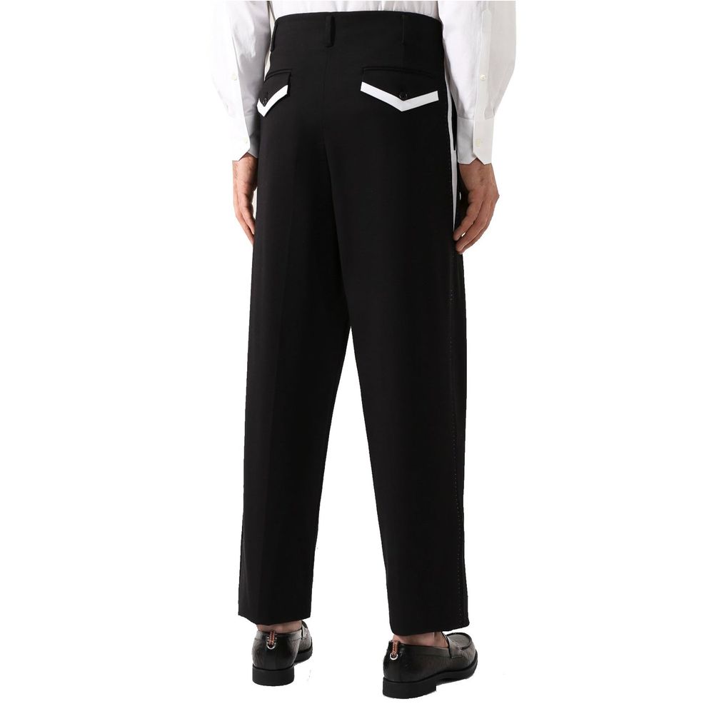 Dolce & Gabbana Black Cotton Pants