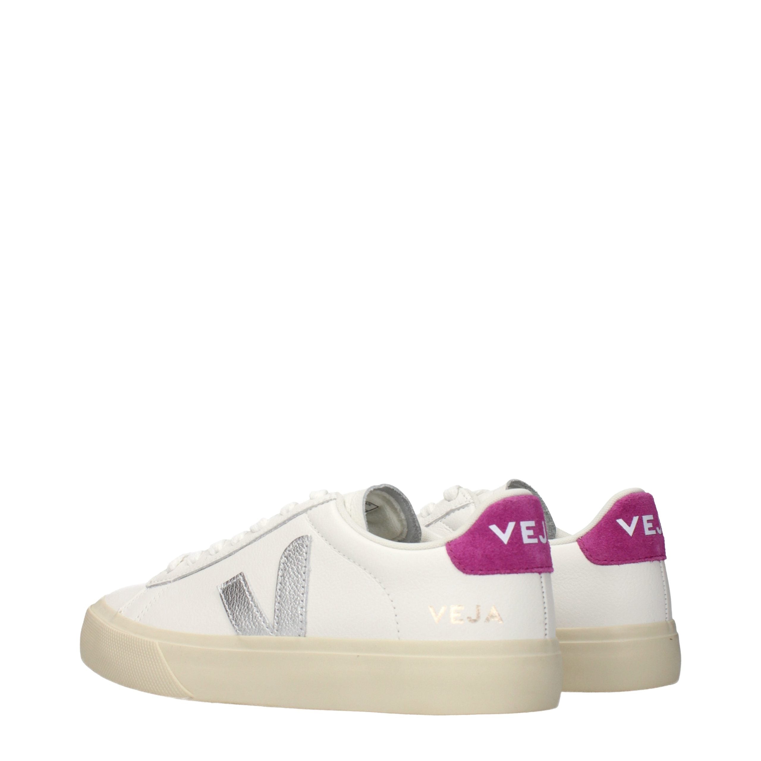 Veja White Leather Low Top Sneakers