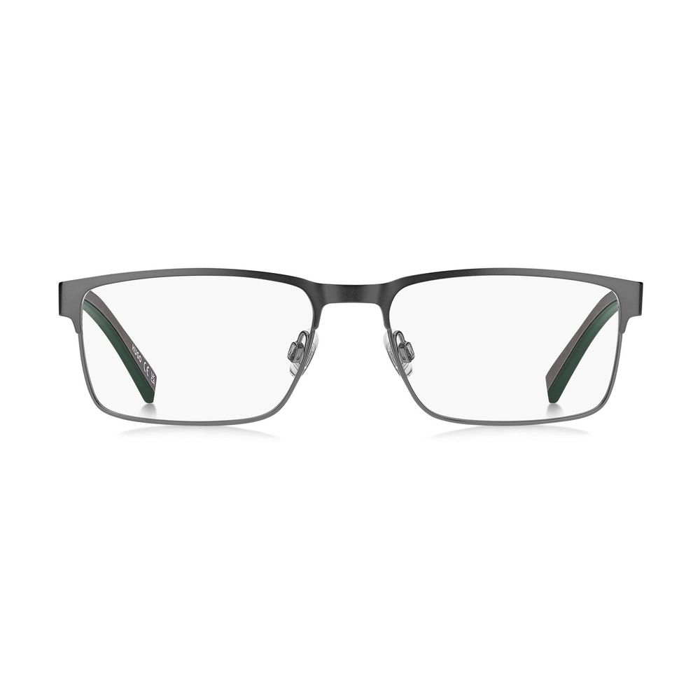 Hugo Boss Gray Steel & Aluminum Glasses (Frames)