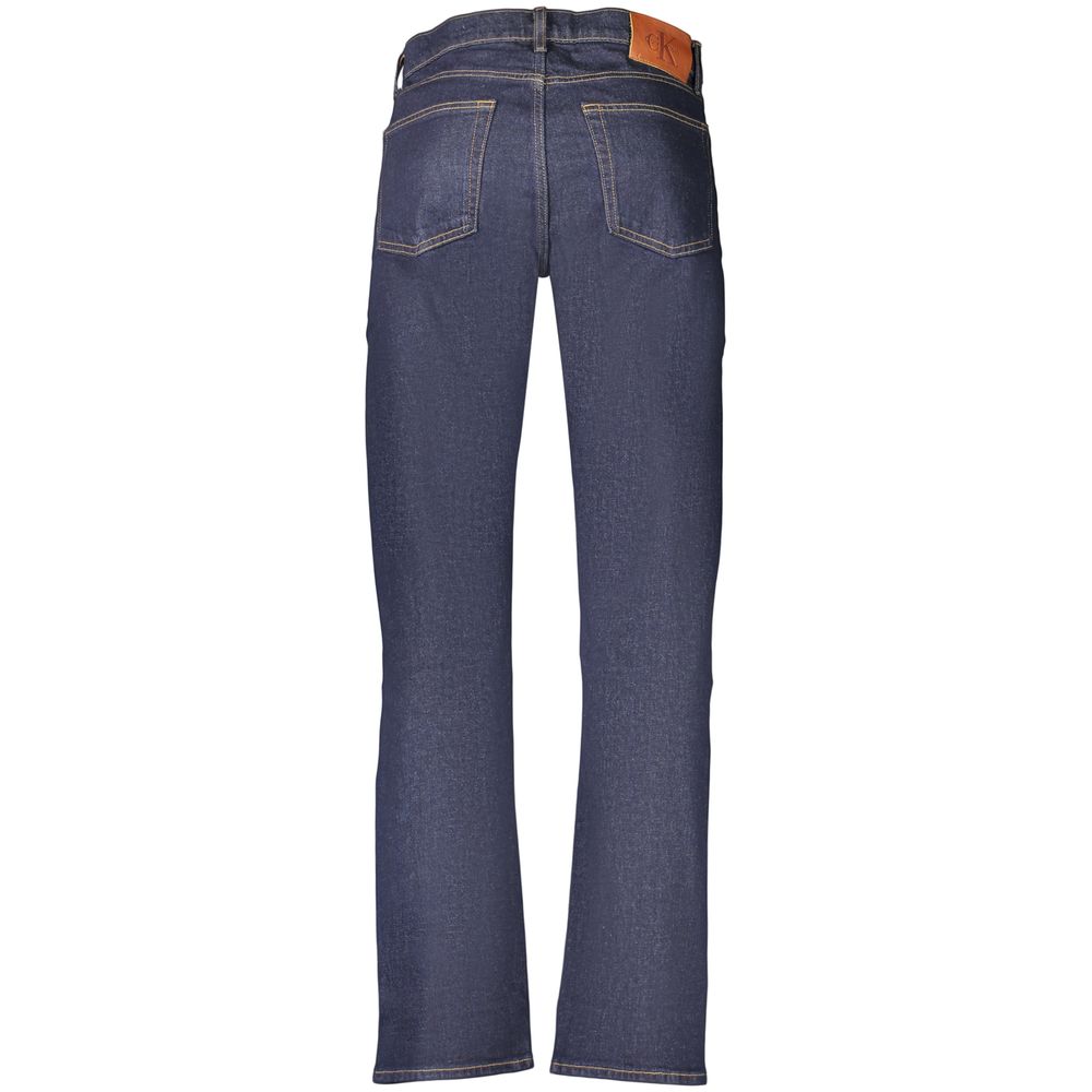Calvin Klein Blue Cotton Men's Jean Crafted for Elegance and Comfort