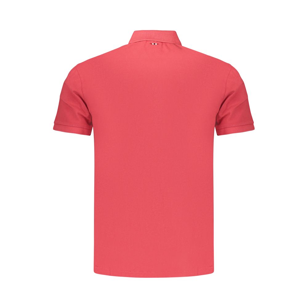 Napapijri Red Cotton Men's Polo Shirt