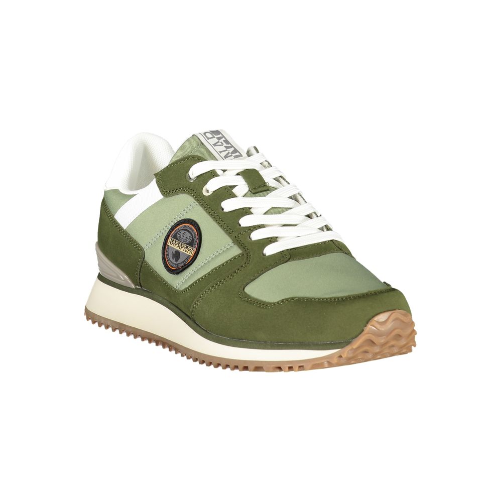 Napapijri Green Polyurethane Men's Sneaker