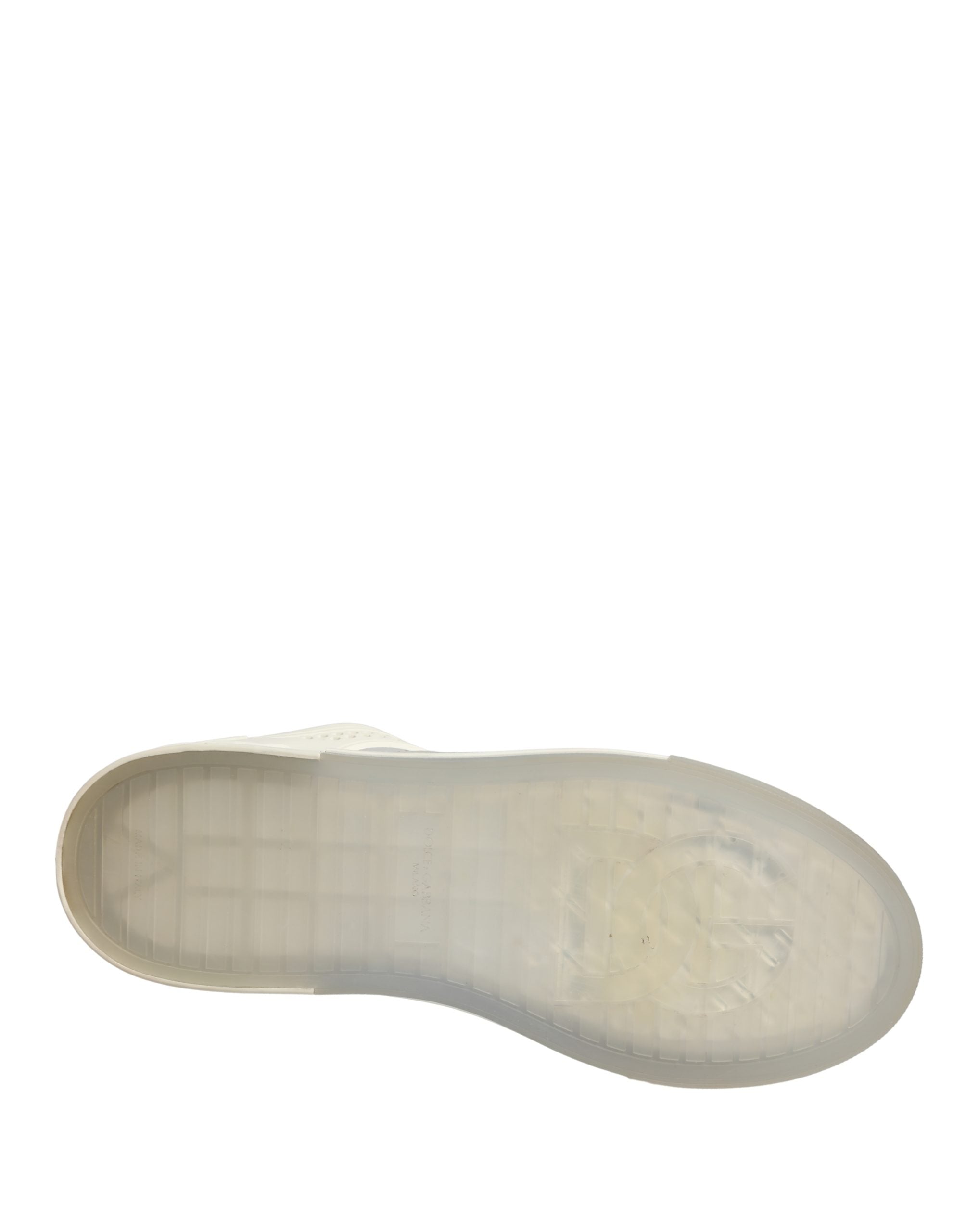 Dolce & Gabbana White Low Top Custom 2.Zero Sneakers Shoes