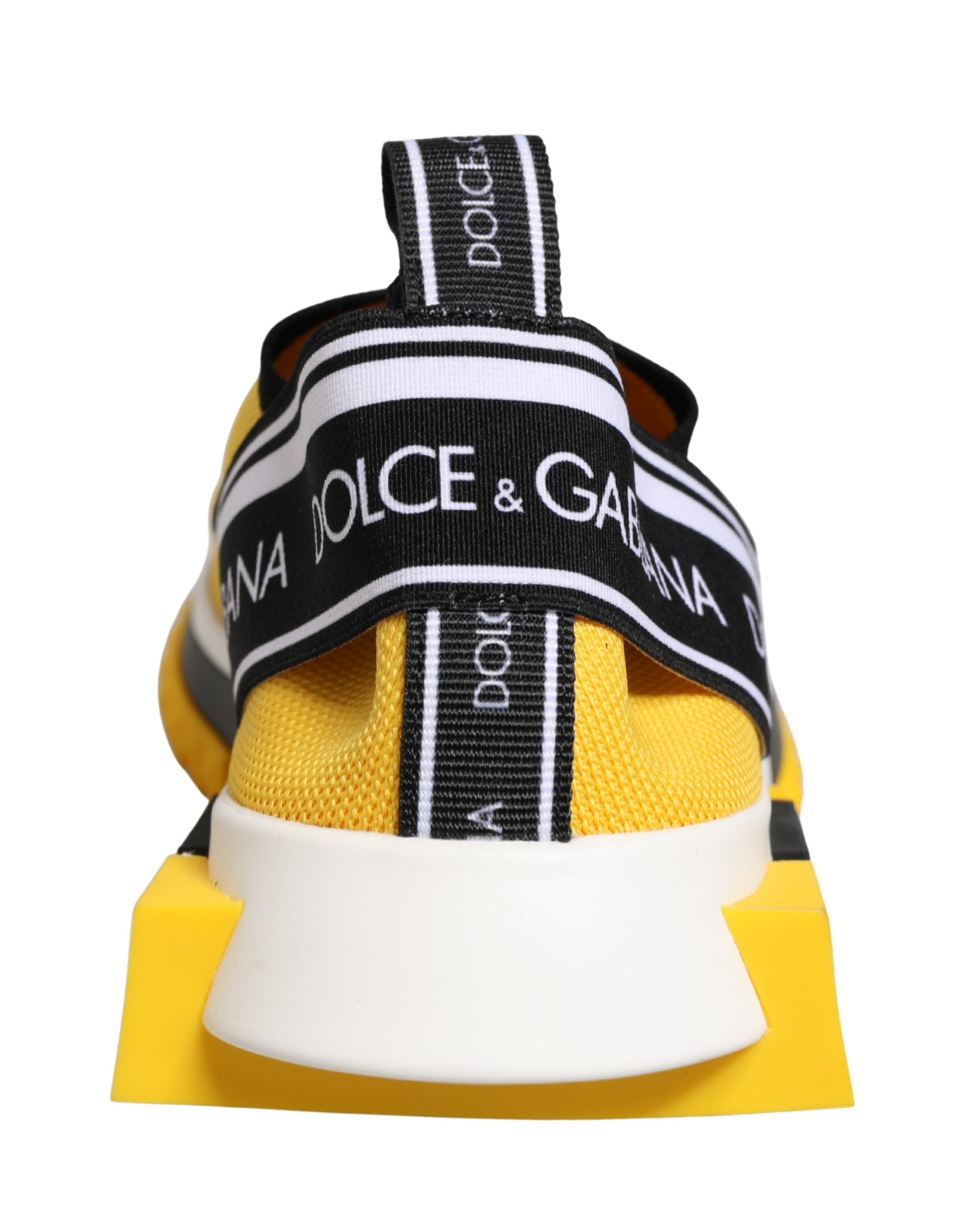 Dolce & Gabbana Yellow Sorrento SlipOn Low Top Sneakers Shoes