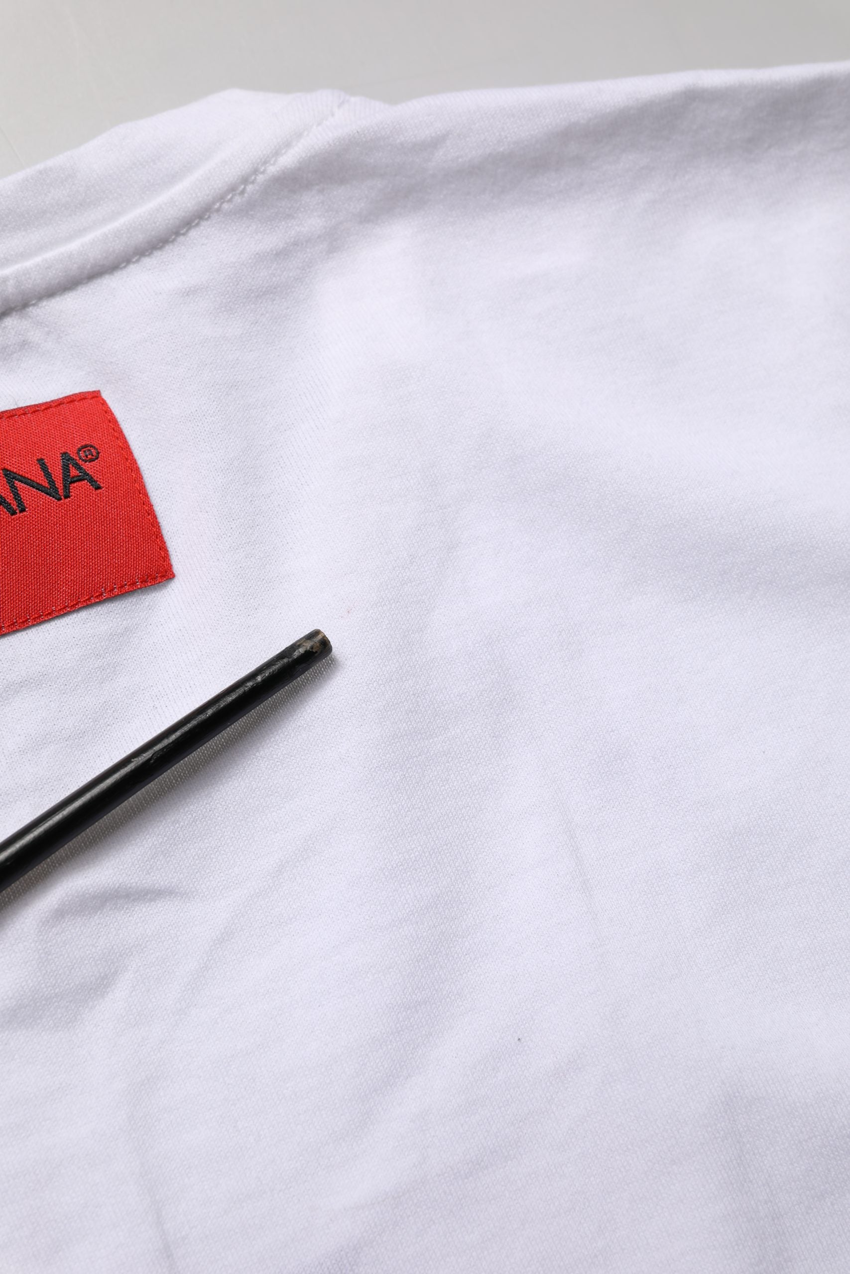 Dolce & Gabbana White Floral Graphic Short Sleeve Crew Neck T-shirt