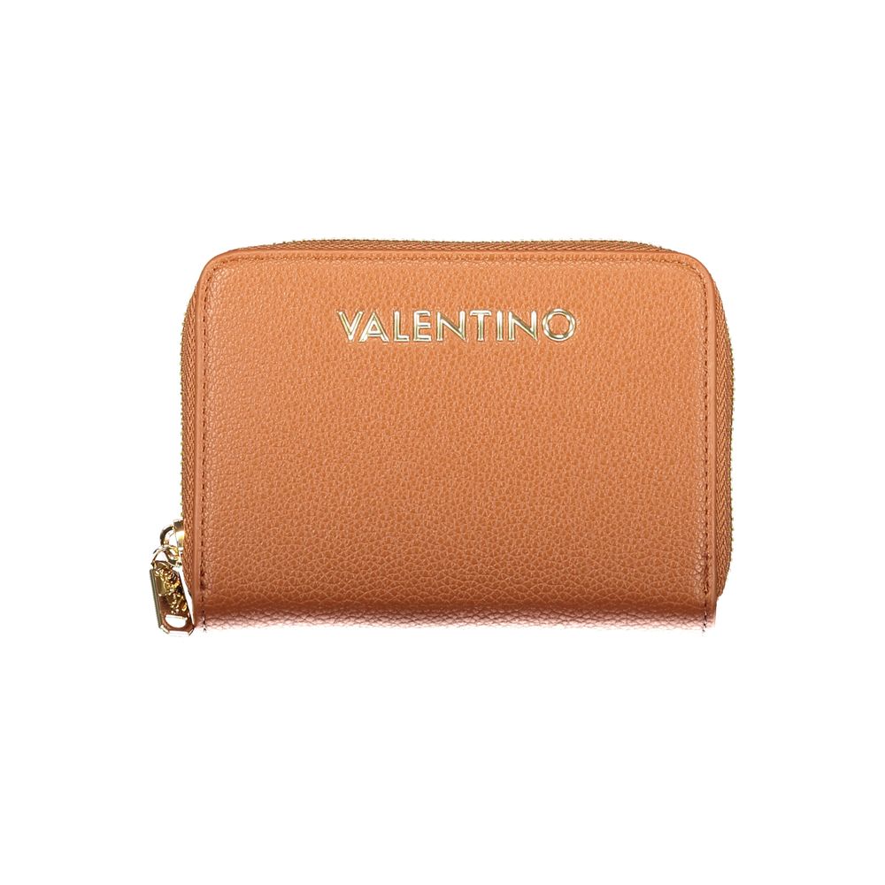 Mario Valentino Brown Polyurethane Women's Wallet
