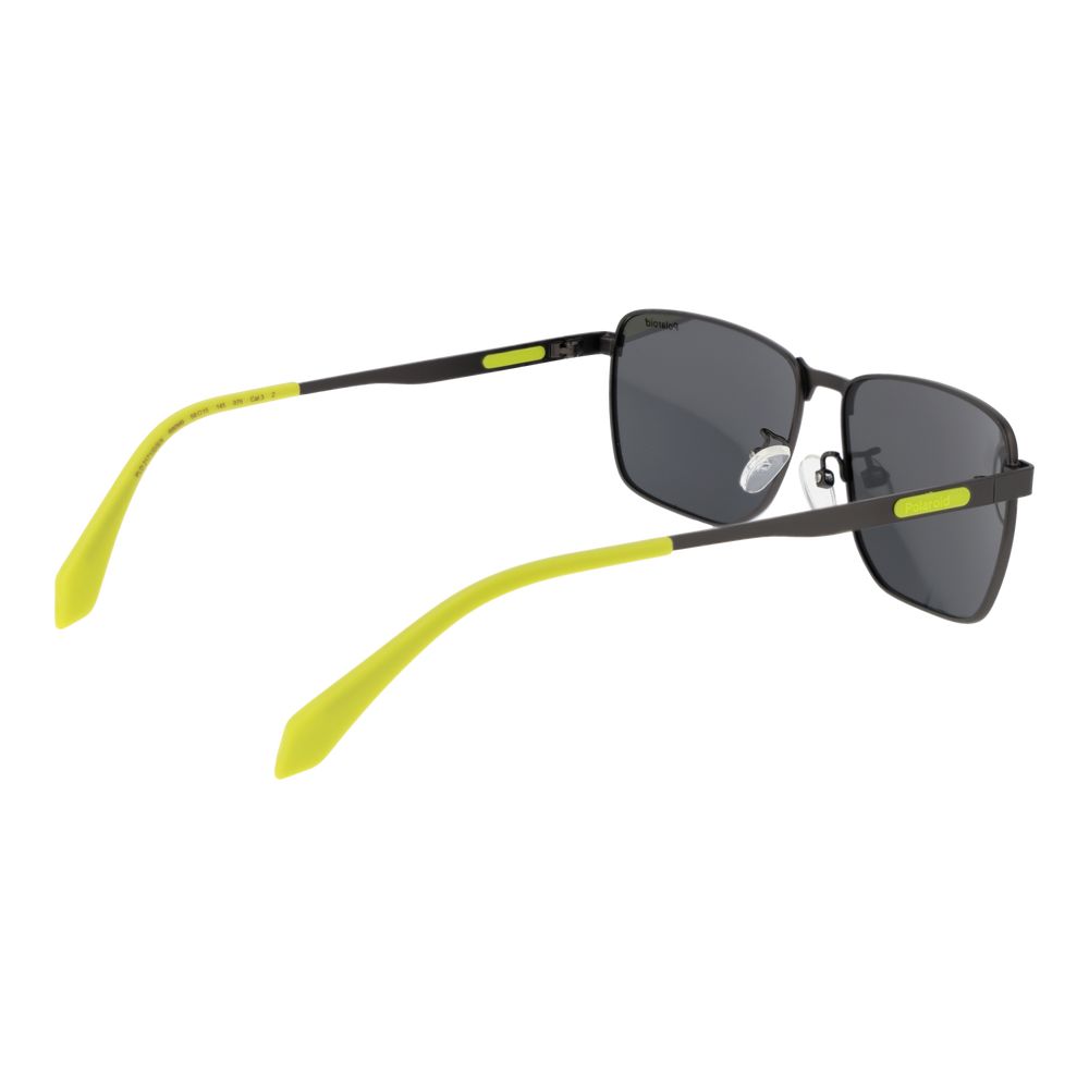 Polaroid Gray Metal Sunglasses
