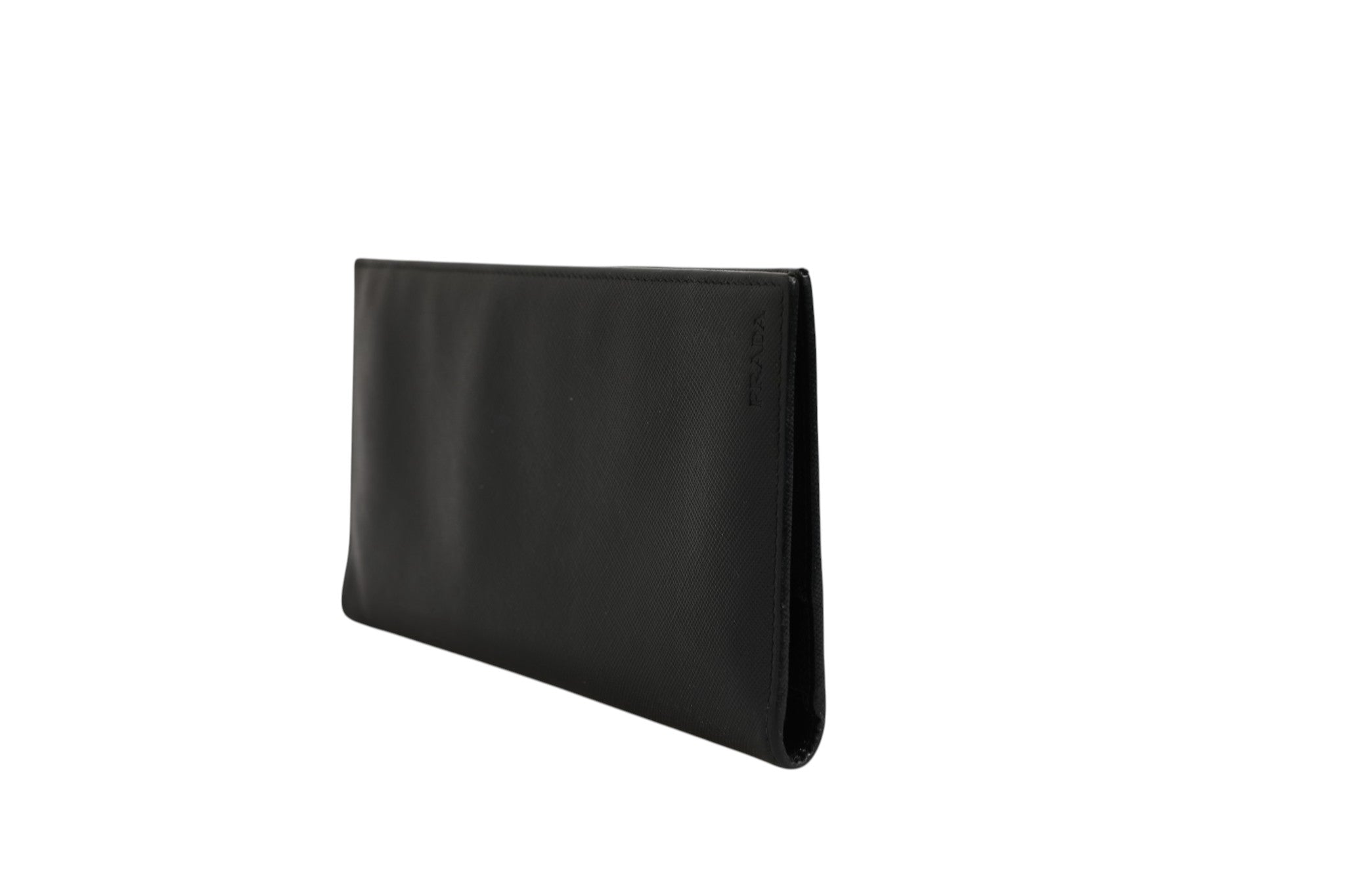 Prada Saffiano Leather Slim Card Holder Wallet