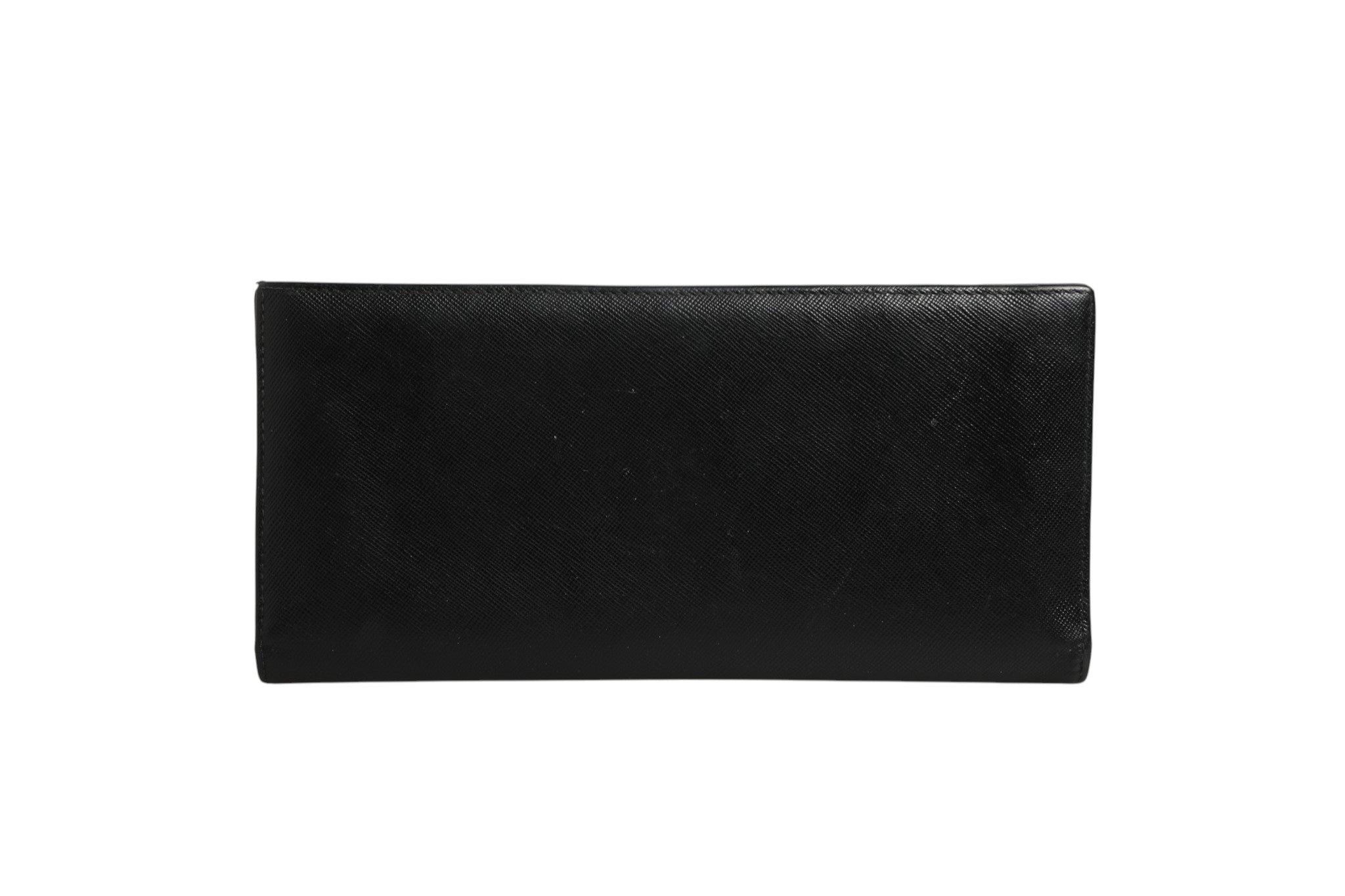 Prada Saffiano Leather Slim Card Holder Wallet