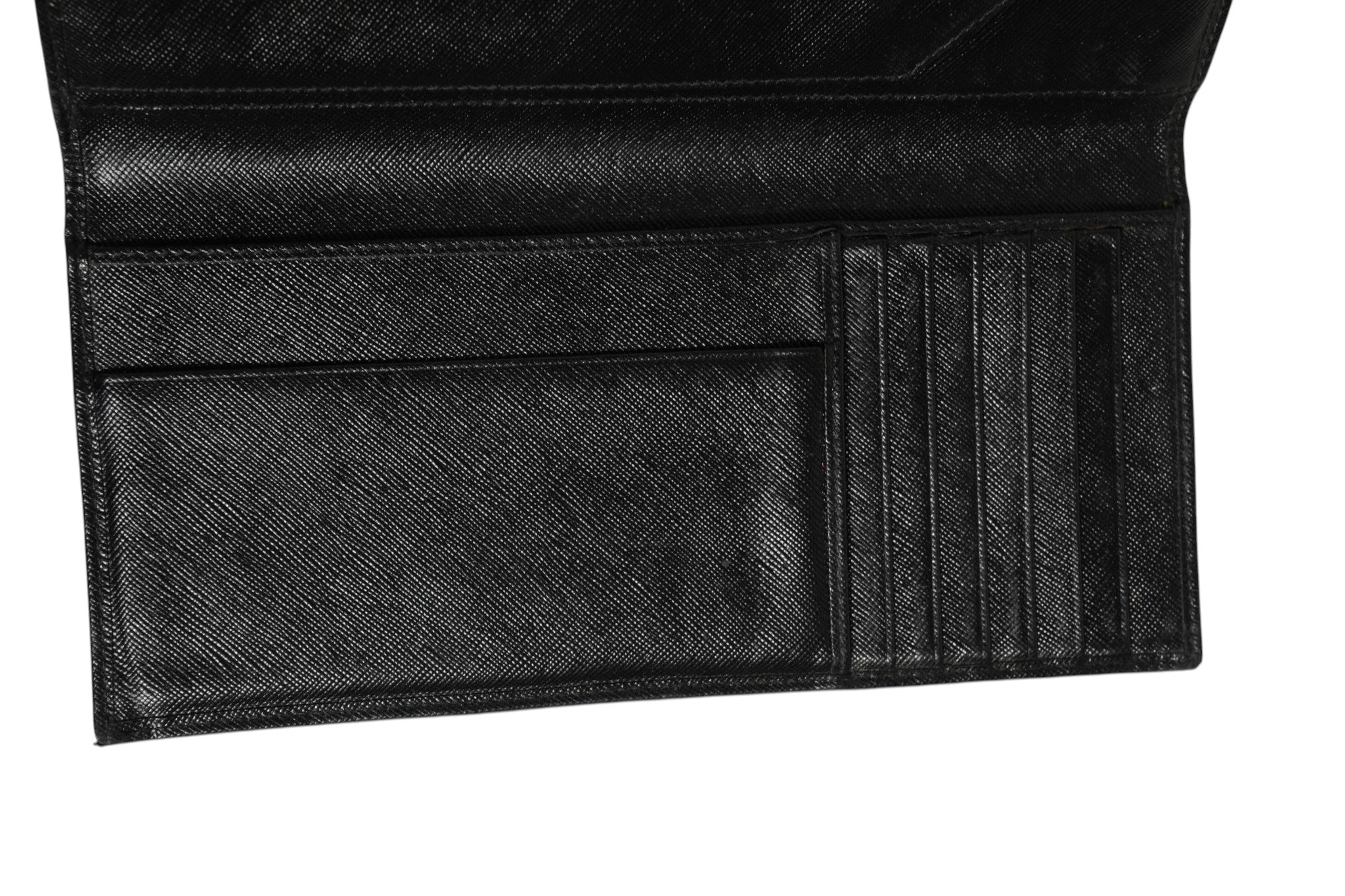 Prada Saffiano Leather Slim Card Holder Wallet
