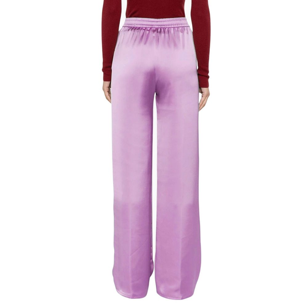 Herno Purple Polyester Casual Pants