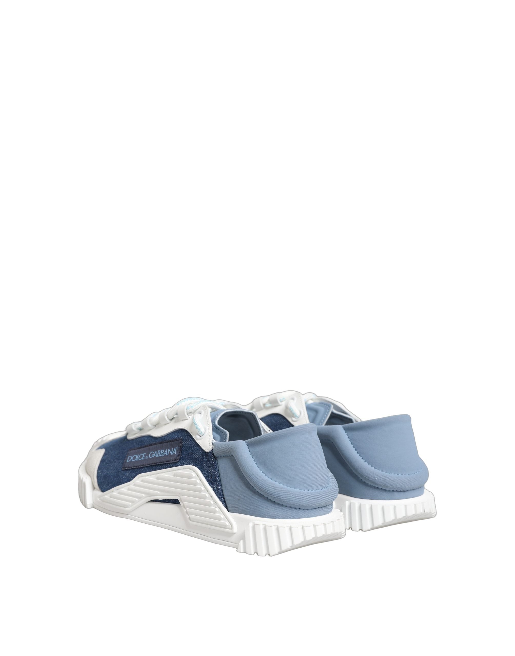 Dolce & Gabbana Blue White Low Top NS1 Sneakers Shoes