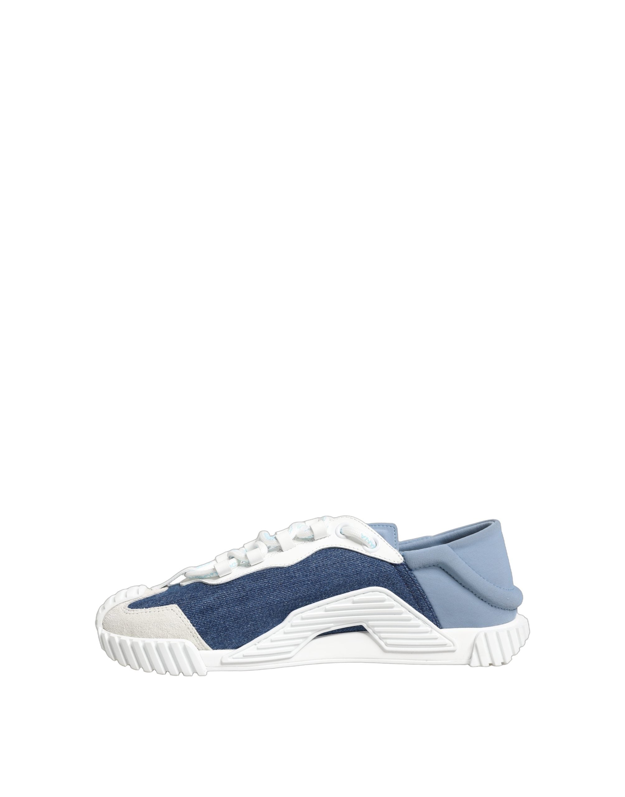 Dolce & Gabbana Blue White Low Top NS1 Sneakers Shoes