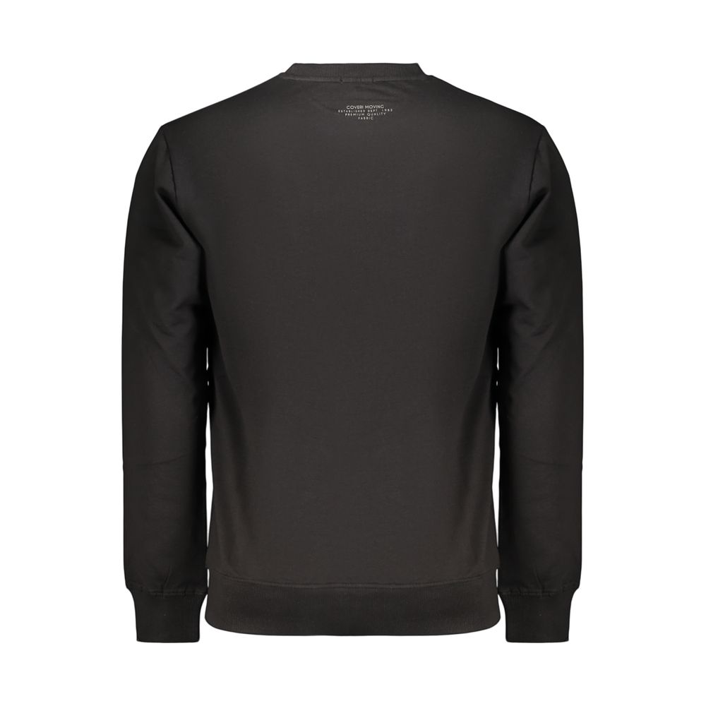 Coveri Moving Black Cotton Men's Sweatshirt