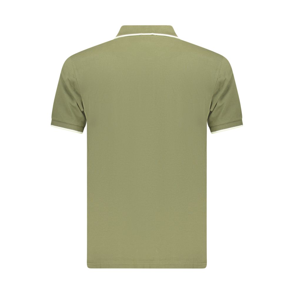 Coveri Moving Green Cotton Men's Polo