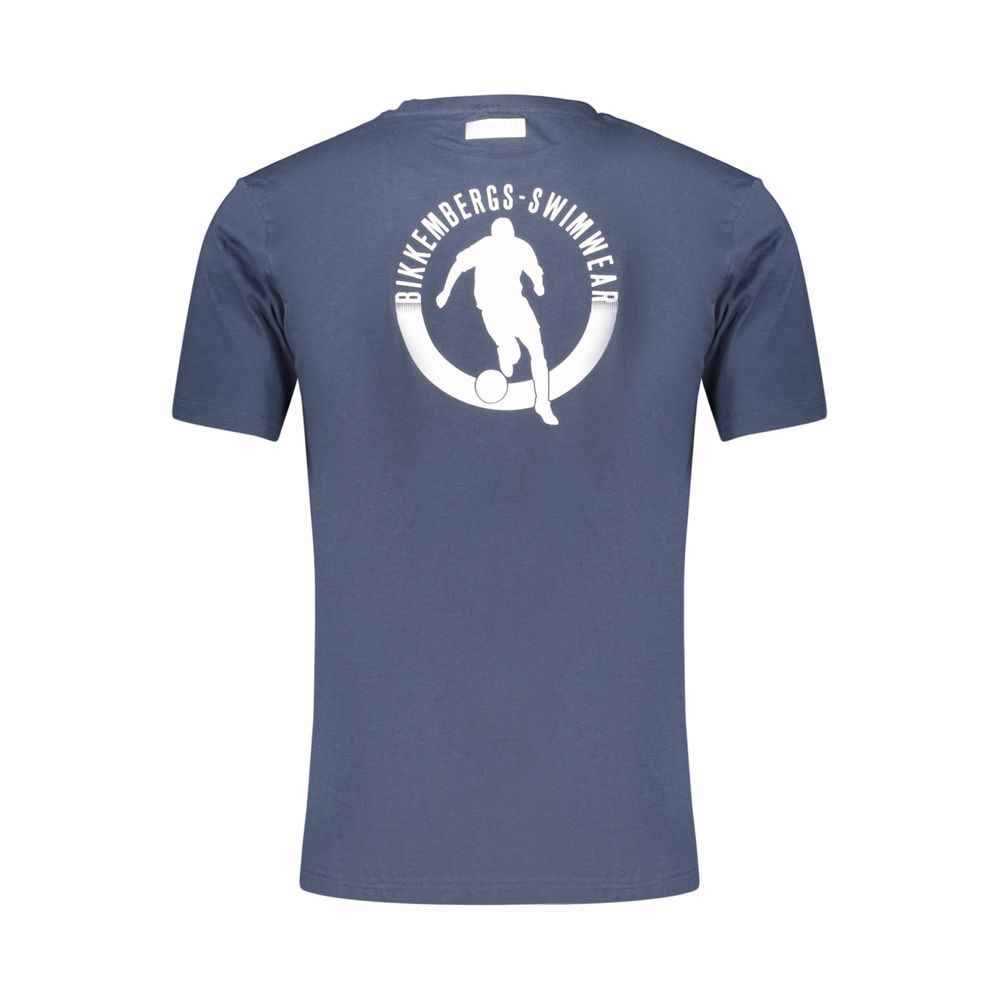 Bikkembergs Blue Cotton Men's T-Shirt