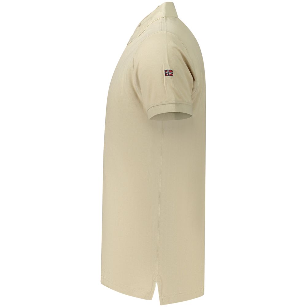 Norway 1963 Beige Cotton Men's Polo