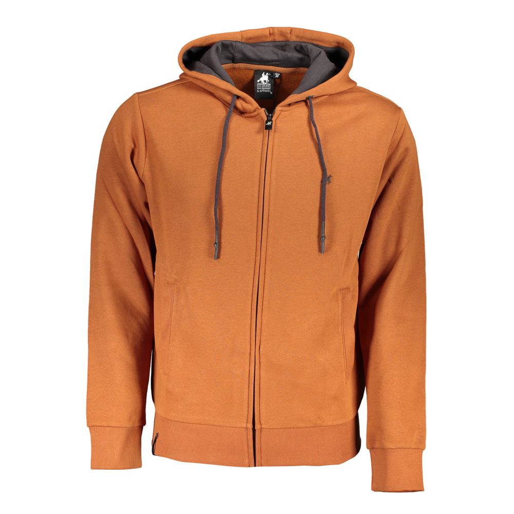 U.S. Grand Polo Brown Cotton Men's Sweatshirt
