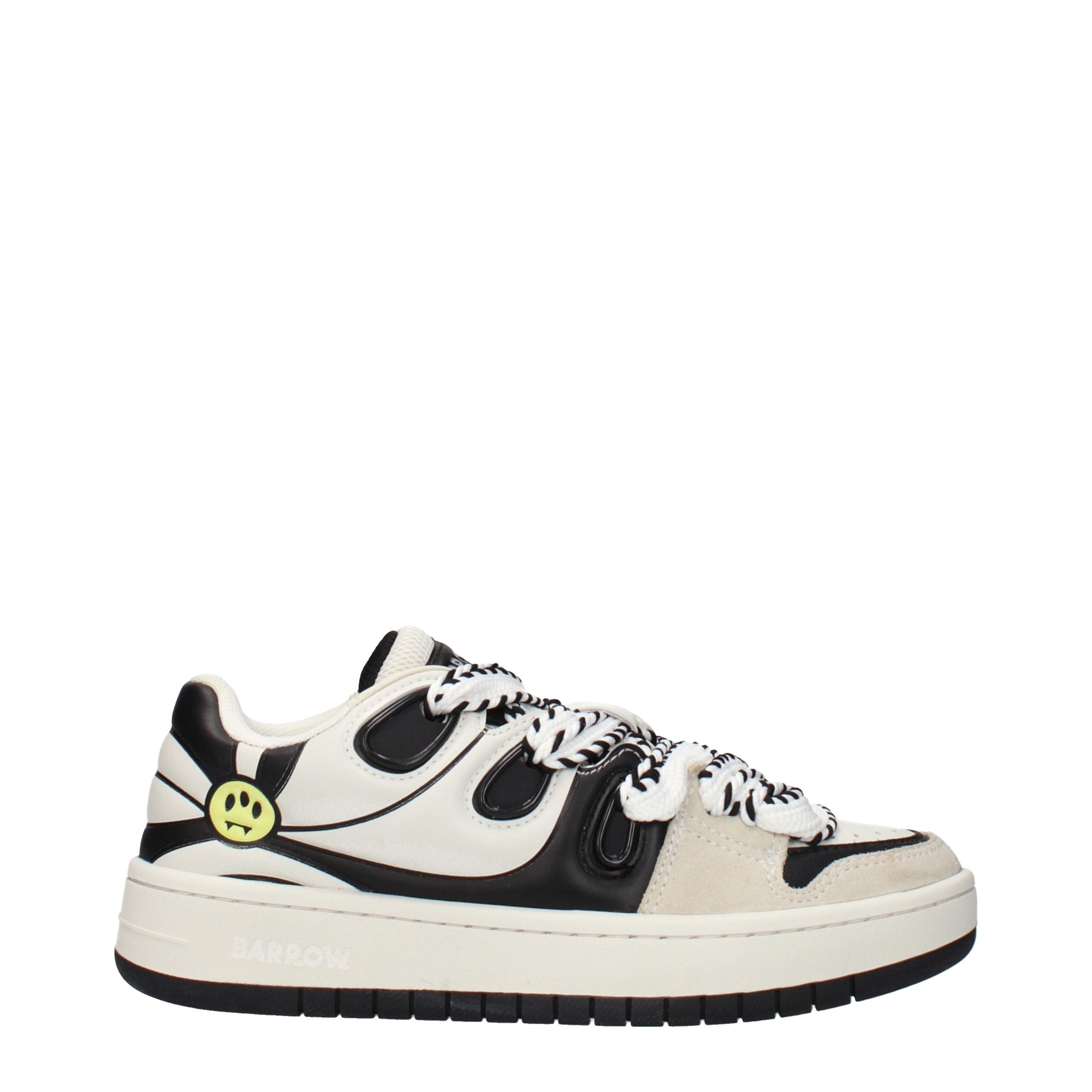Barrow Beige Leather Sneakers
