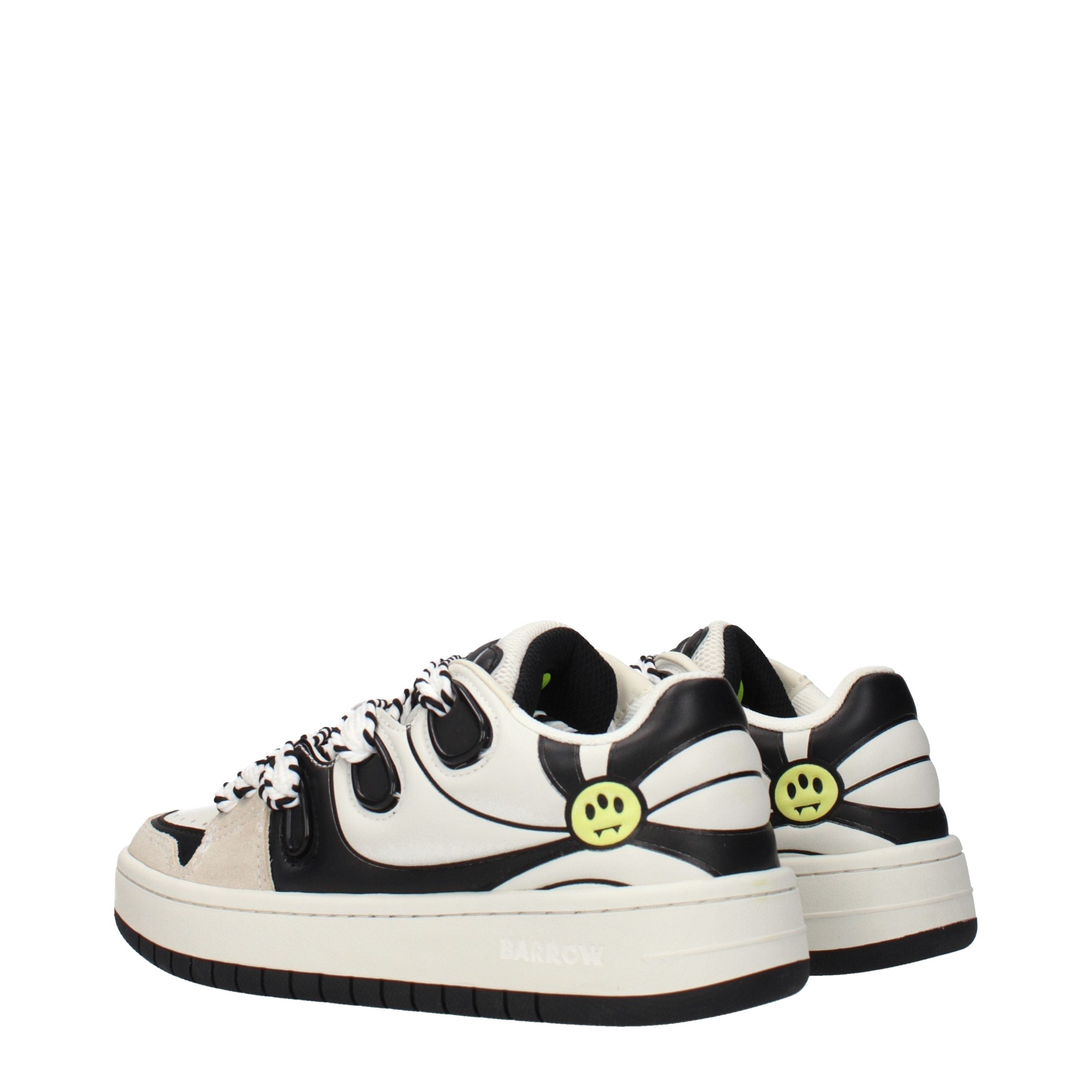 Barrow Beige Leather Sneakers