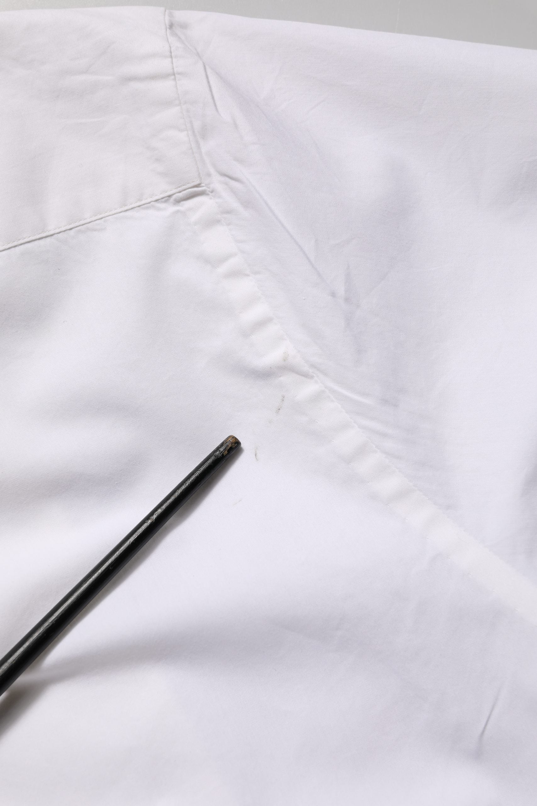 Dolce & Gabbana White Bib Cotton Poplin Dress Formal Shirt